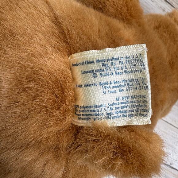 VTg 90s Build a Bear Plush Lil Cub Taffy Brown 12” Retired - Picture 5 of 11